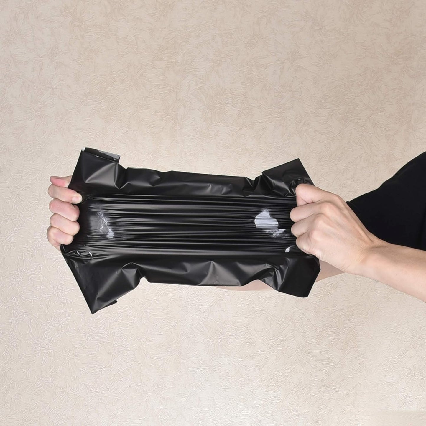 KKBESTPACK 100 Large Poly Mailers 10x13 Shipping Bags for Small Business ?Self Sealing Package Envelopes (10 x 13 Pack of 100, Black)