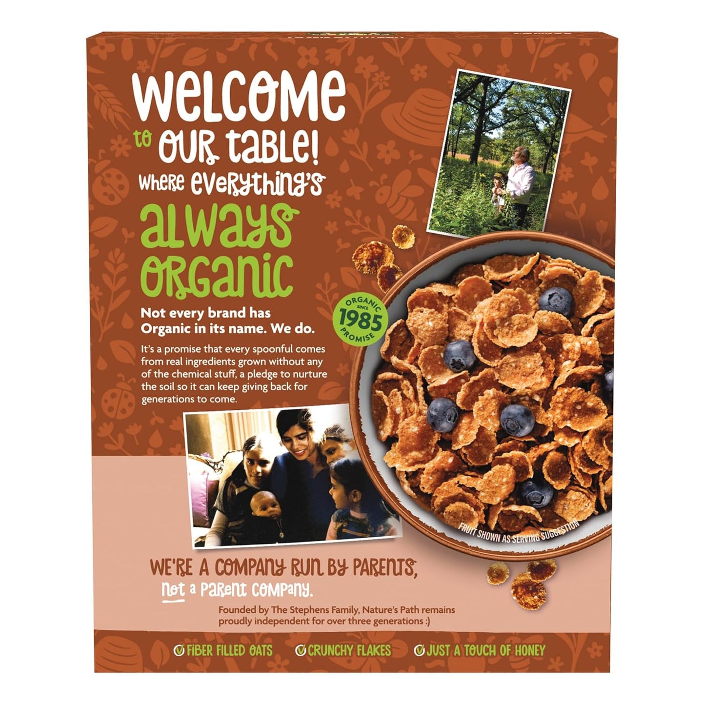 Nature's Path Organic Heritage Flakes?Cereal, 33.5 oz (Pack of 1), Ancient Grains, 23g Whole Grains, Non-GMO