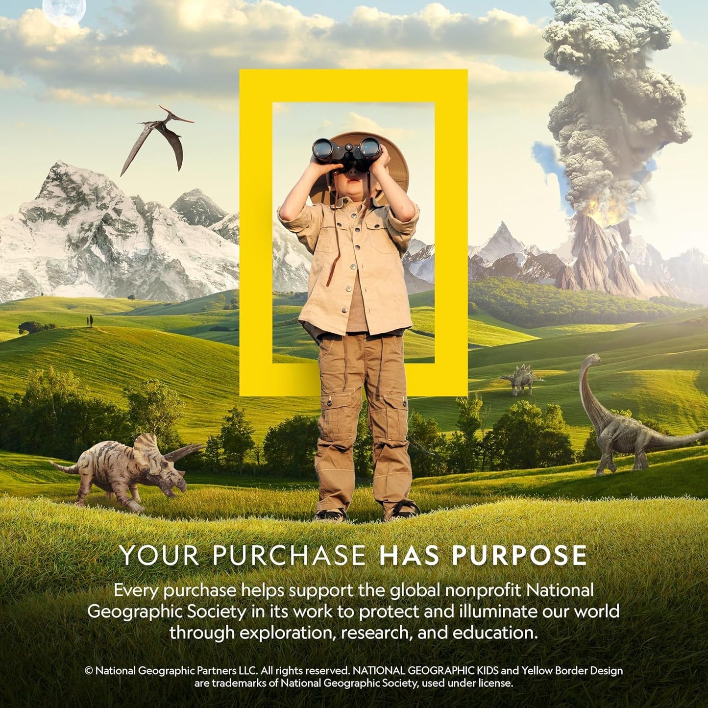 NATIONAL GEOGRAPHIC Air Rocket Toy ?Ultimate LED Rocket Launcher for Kids, Jump and Launch The Light Up, Air Powered, Foam Tipped Rockets up to 100 Feet