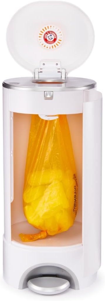 Munchkin?Arm & Hammer Diaper Pail Refill Rings, Holds up to 544 Newborn Diapers, 2 Pack