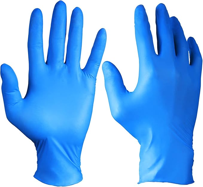 PEIPU Nitrile Disposable Gloves,Powder Free, Cleaning Service Gloves, Latex Free