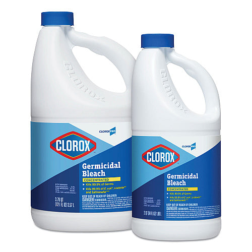 Clorox Concentrated Germicidal Bleach, Regular, 121 oz Bottle - 2 Pack