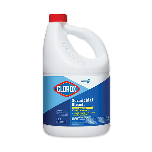 Clorox Concentrated Germicidal Bleach, Regular, 121 oz Bottle - 2 Pack