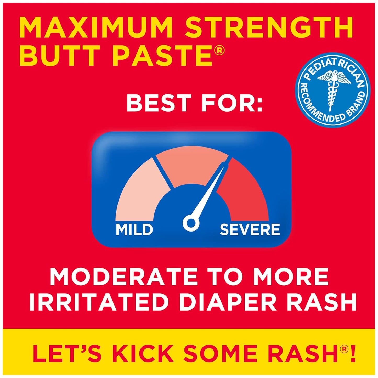 Boudreaux? Butt Paste Max Strength Diaper Rash Cream for Baby, Ointment With Zinc Oxide, 4 oz Tube