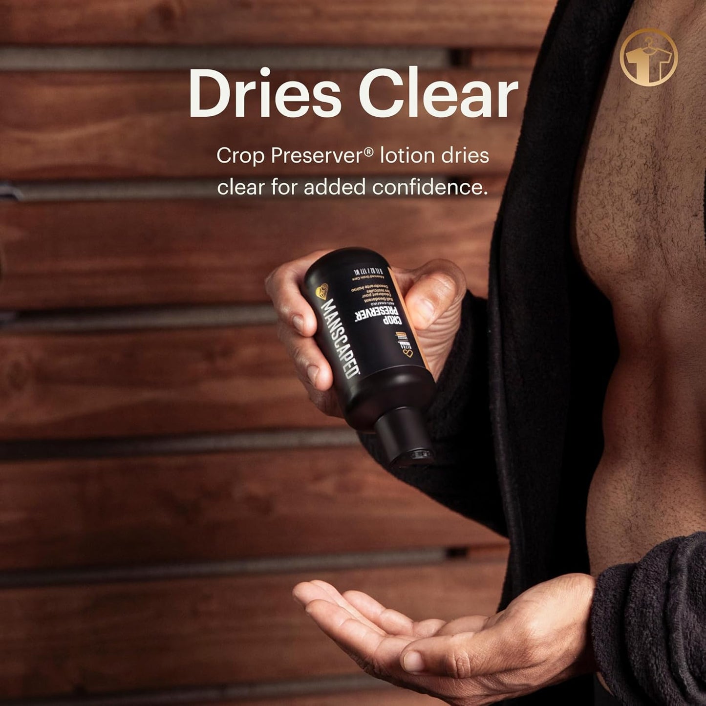 MANSCAPED?The Crop Preserver? Men's Ball Deodorant, Male Care Hygiene Moisturizer, Anti-Chafing Groin Protection with Cooling Aloe Vera, Refined?Scent, 4oz