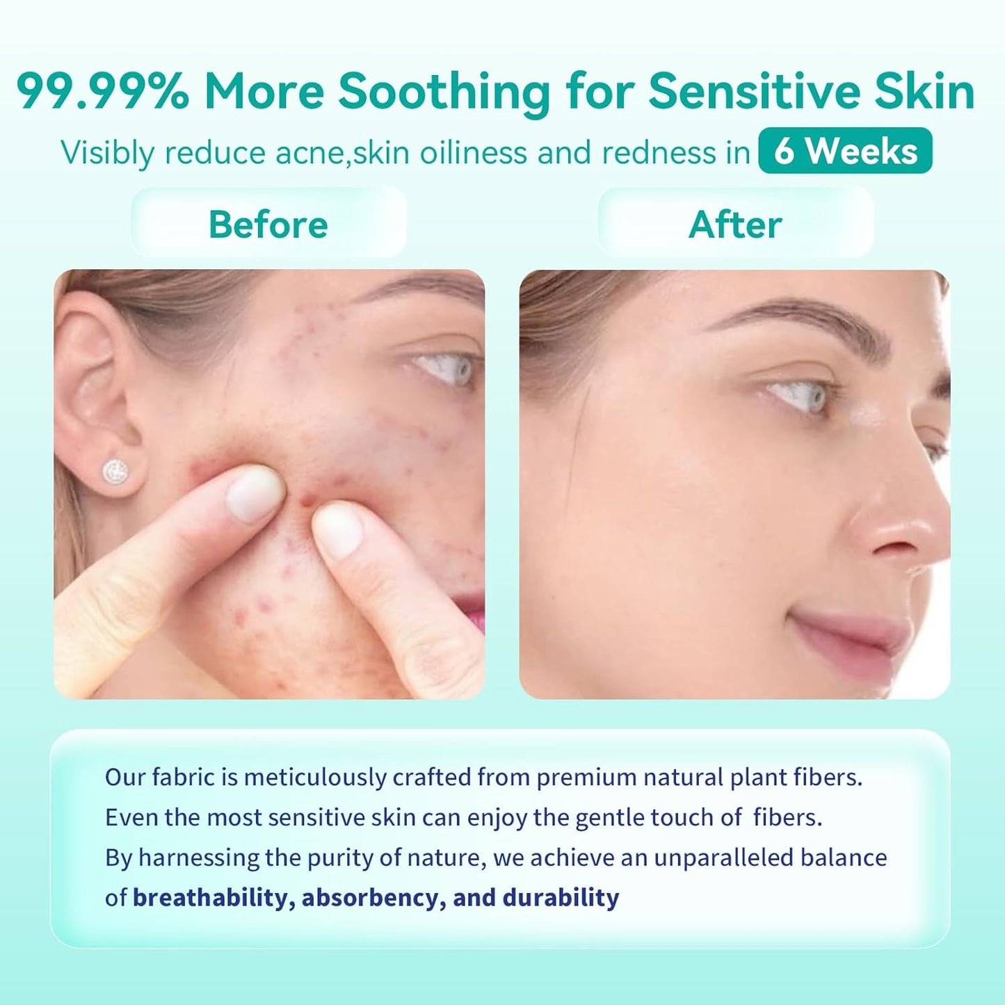 Face Towels, 10"?2" Disposable Face Towel, Face Towelettes XL, Ultra Soft Makeup Remover Dry Wipes, Thick Face Towel for Sensitive Skin, 50 Count (1 Pack)