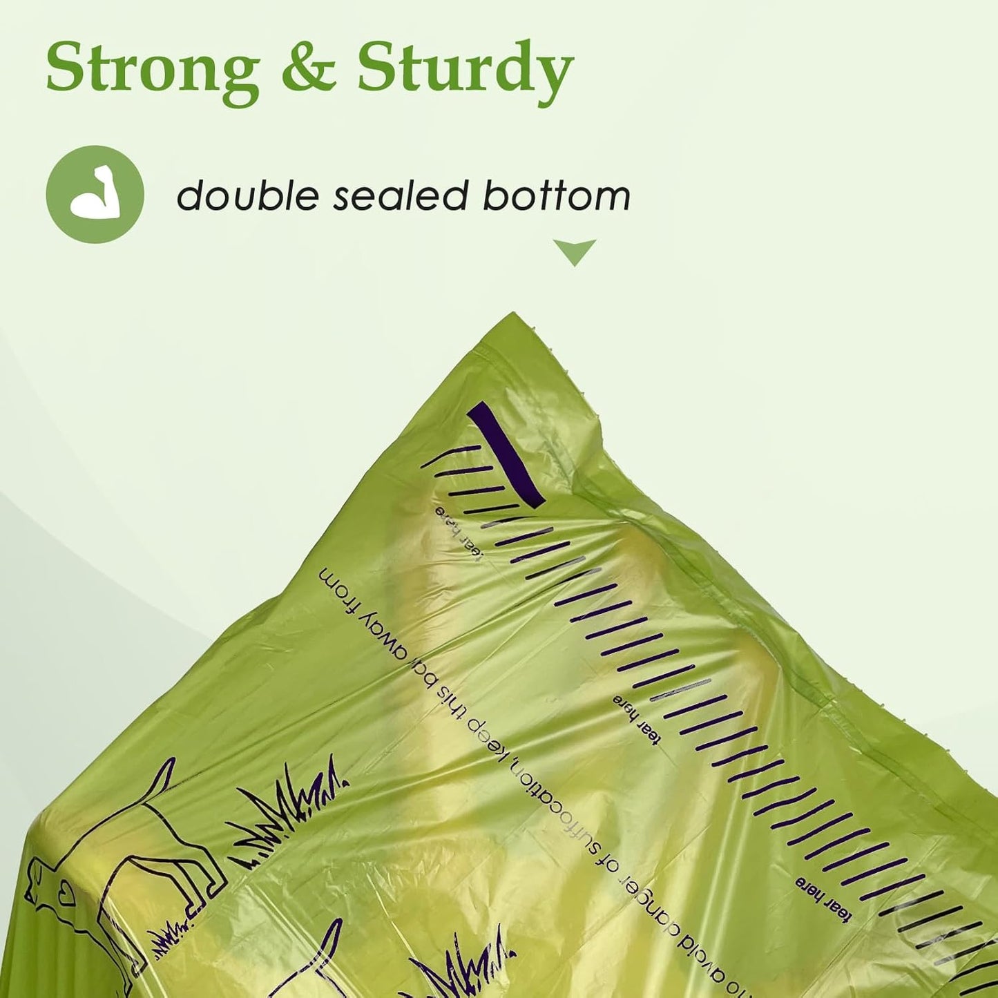 240 Count Lavender Scented 13?x 9?Dog Poop Bags Rolls, Leakproof Strong & Sturdy Waste Bags for Doggie Cat Pet