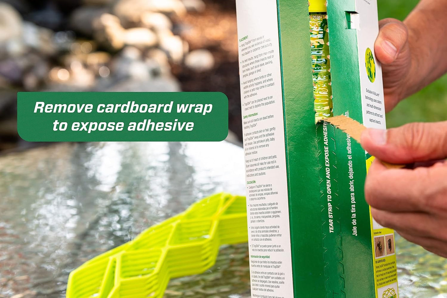 RESCUE! VisiLure?TrapStik for Wasps, Mud Daubers, Carpenter Bees ?2 Pack