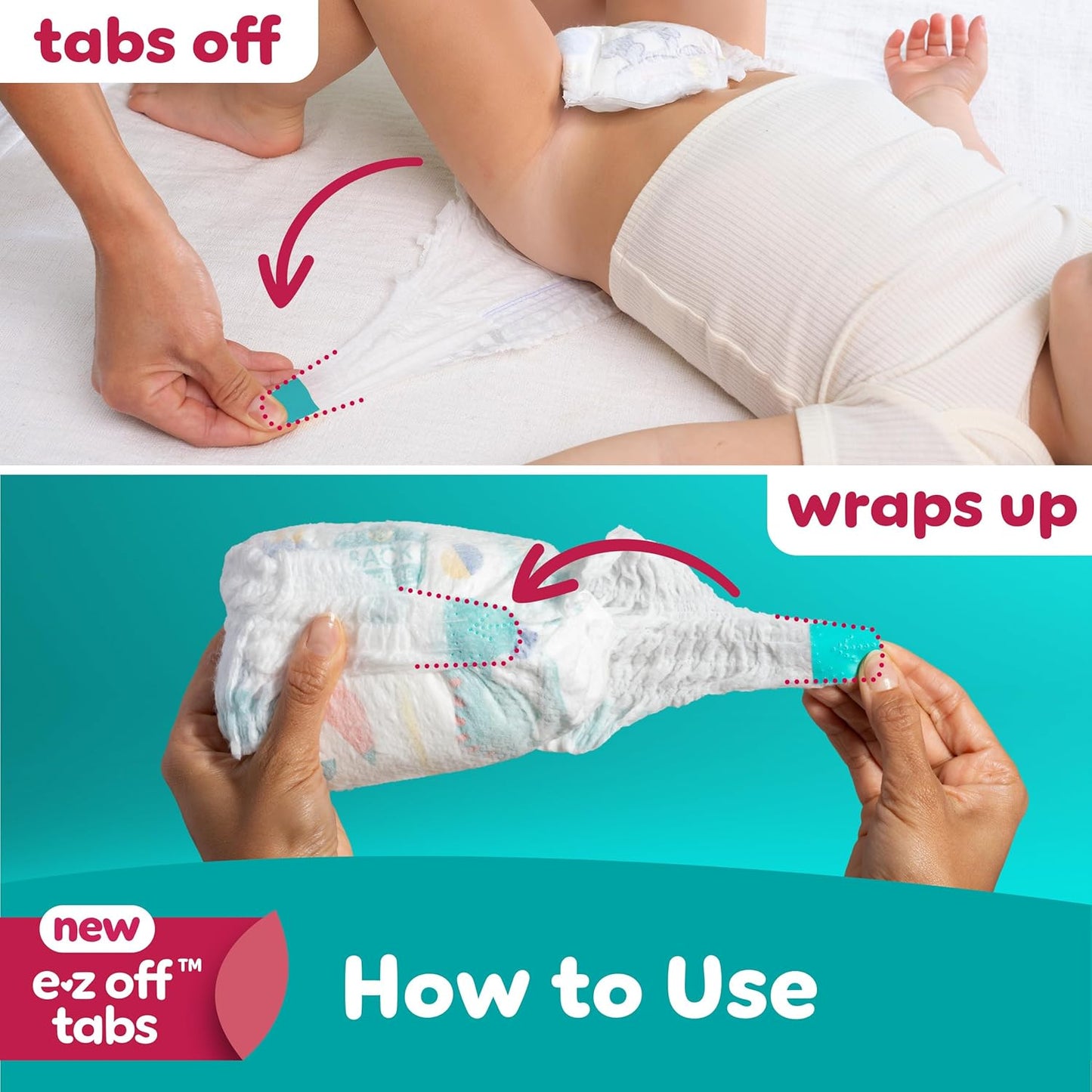 Pampers Diapers - Cruisers 360 - Size 5, 128 Count, Babyproof up to 100% Leakproof Pull-On Diaper