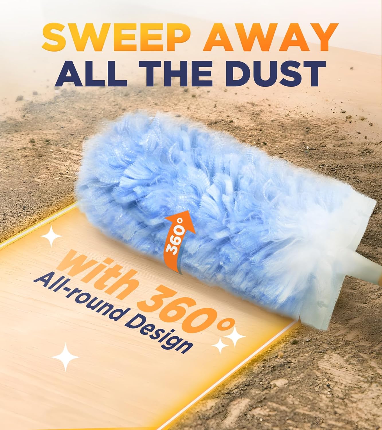 Heavy Duty Duster Refills for Swiffer Duster, 20 Count Duster Refills with 1 Handle, Multisurface 360?Dusters with 4X Microfibers, Unscented Disposable Dusters for Cleaning