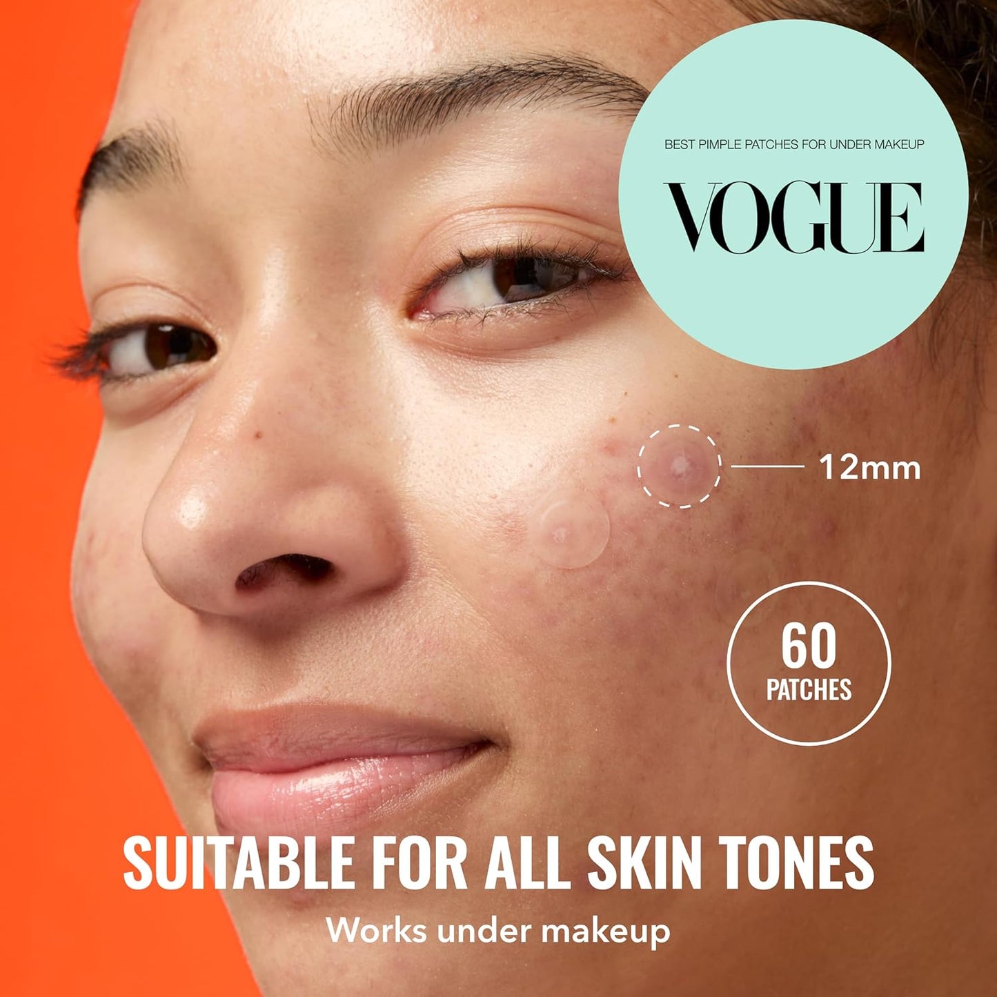 Good Molecules Pimple Patches for Face, 60 Pack ?Ultra-Thin Hydrocolloid Acne & Zit Patches, Invisible Under Makeup, Clinically Tested Acne Spot Treatment