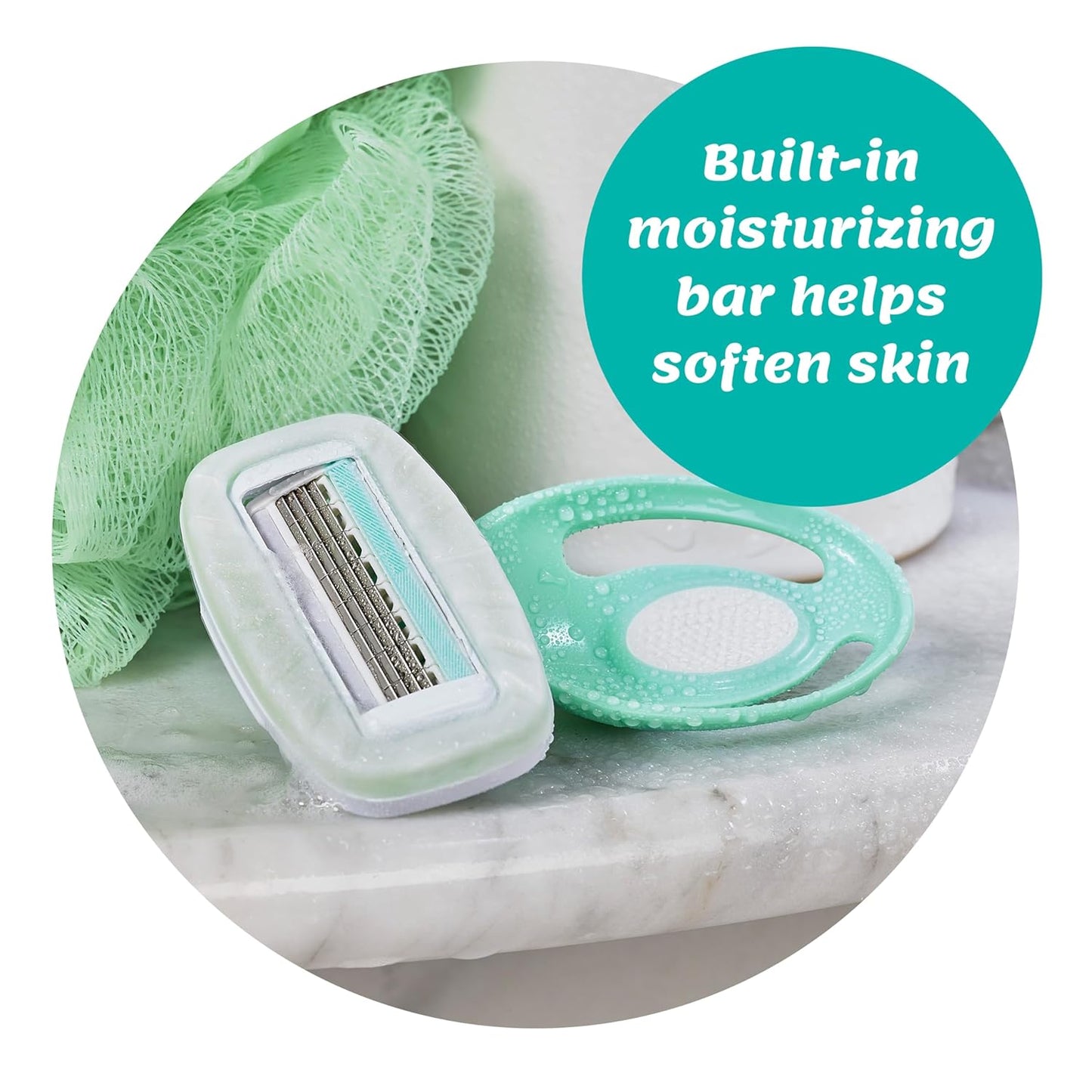 Schick Intuition Go Disposable Razor for Sensitive Skin, 1ct, Razors Sensitive Skin, Women? Disposable Razors with Organic Aloe, Travel Razor | Stocking Stuffer