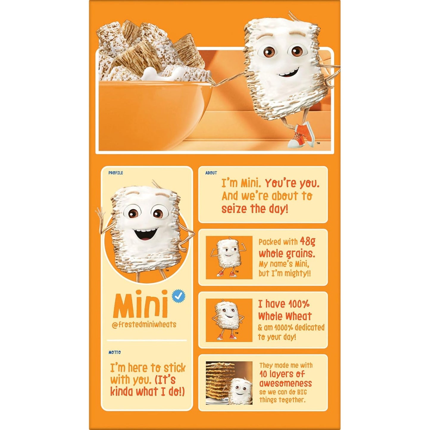 Kellogg? Frosted Mini-Wheats Breakfast Cereal, High Fiber, 48g Whole Grain, Giant Size, 29.5 oz