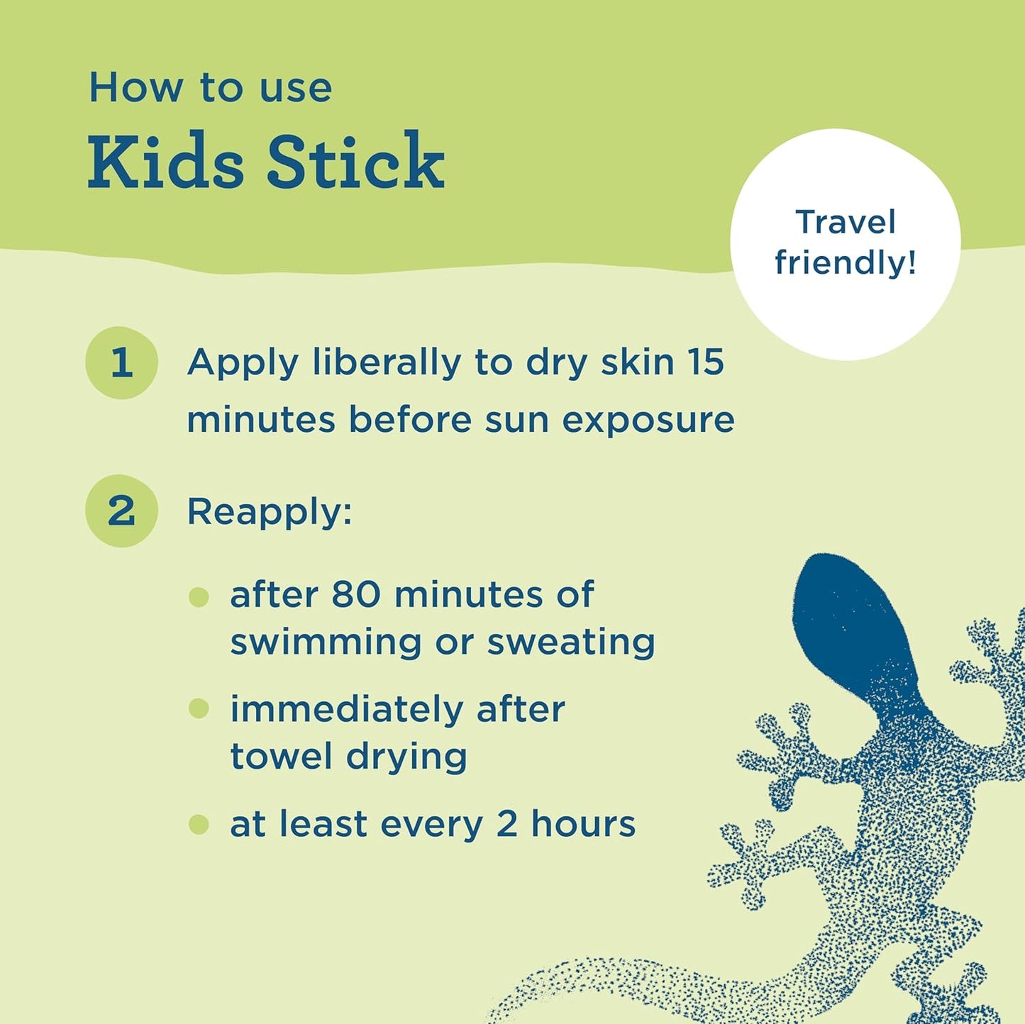 Blue Lizard Kids Mineral SPF 50 Sunscreen Stick, Zinc Oxide, 100% Mineral Actives, Developed for Kids?Sensitive Skin, TSA-Friendly, Vegan, Paraben-free, Fragrance-Free, 0.5 oz