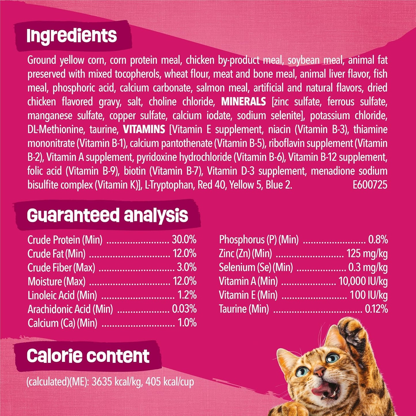 Purina Friskies Gravy Swirlers With Flavors of Chicken, Salmon and Gravy Dry Cat Food - 3.15 lb. Bag