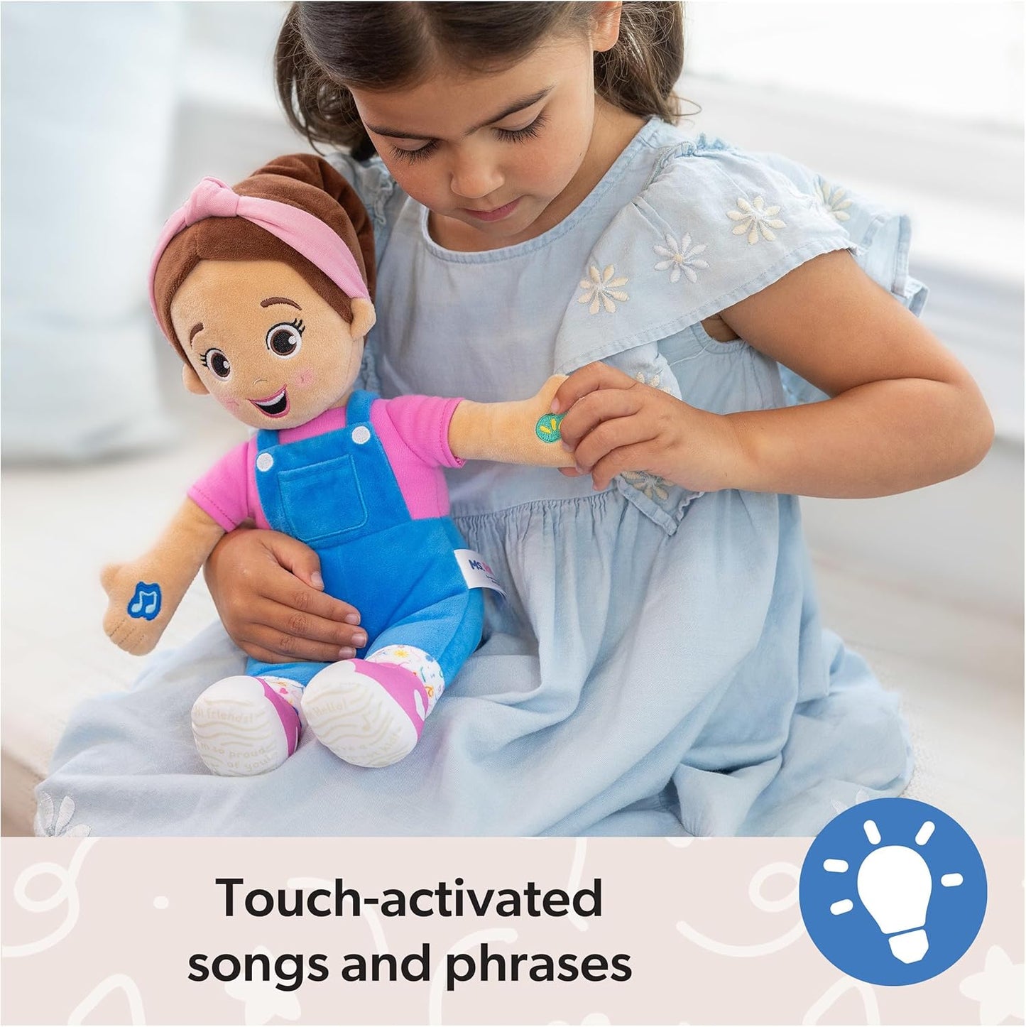 Ms. Rachel Official Speak & Sing Doll, 16?Tall Interactive Toy with 4 Songs & 16+ Phrases, Toddler Toys for Girls & Boys Ages 6 Months to 3+ Years.