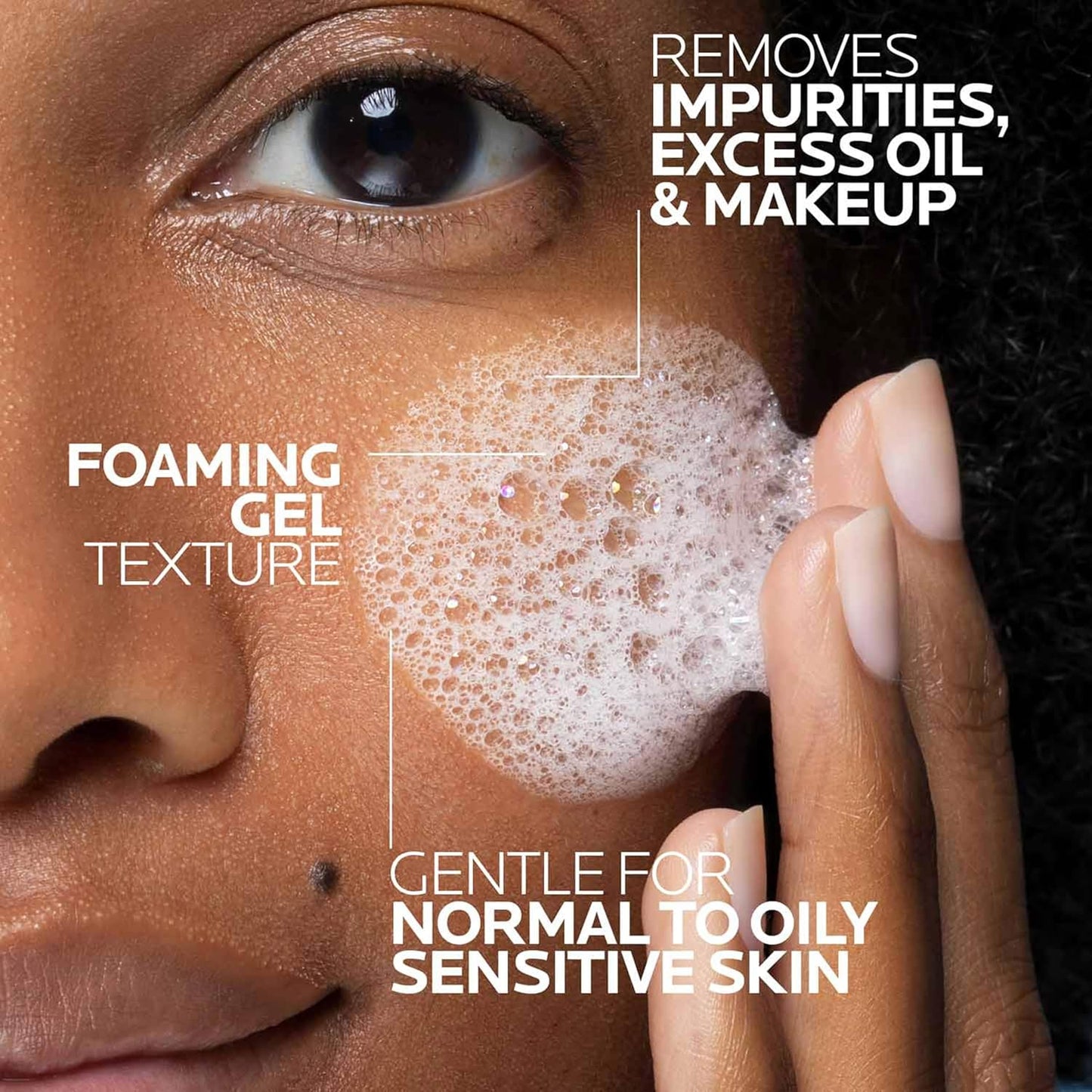 La Roche-Posay Toleriane Purifying Foaming Facial Cleanser, Oil Free Face Wash for Women & Men with Niacinamide + Ceramides, Pore Cleanser Safe For Sensitive Skin, Won? Dry Out Skin, Soap Free