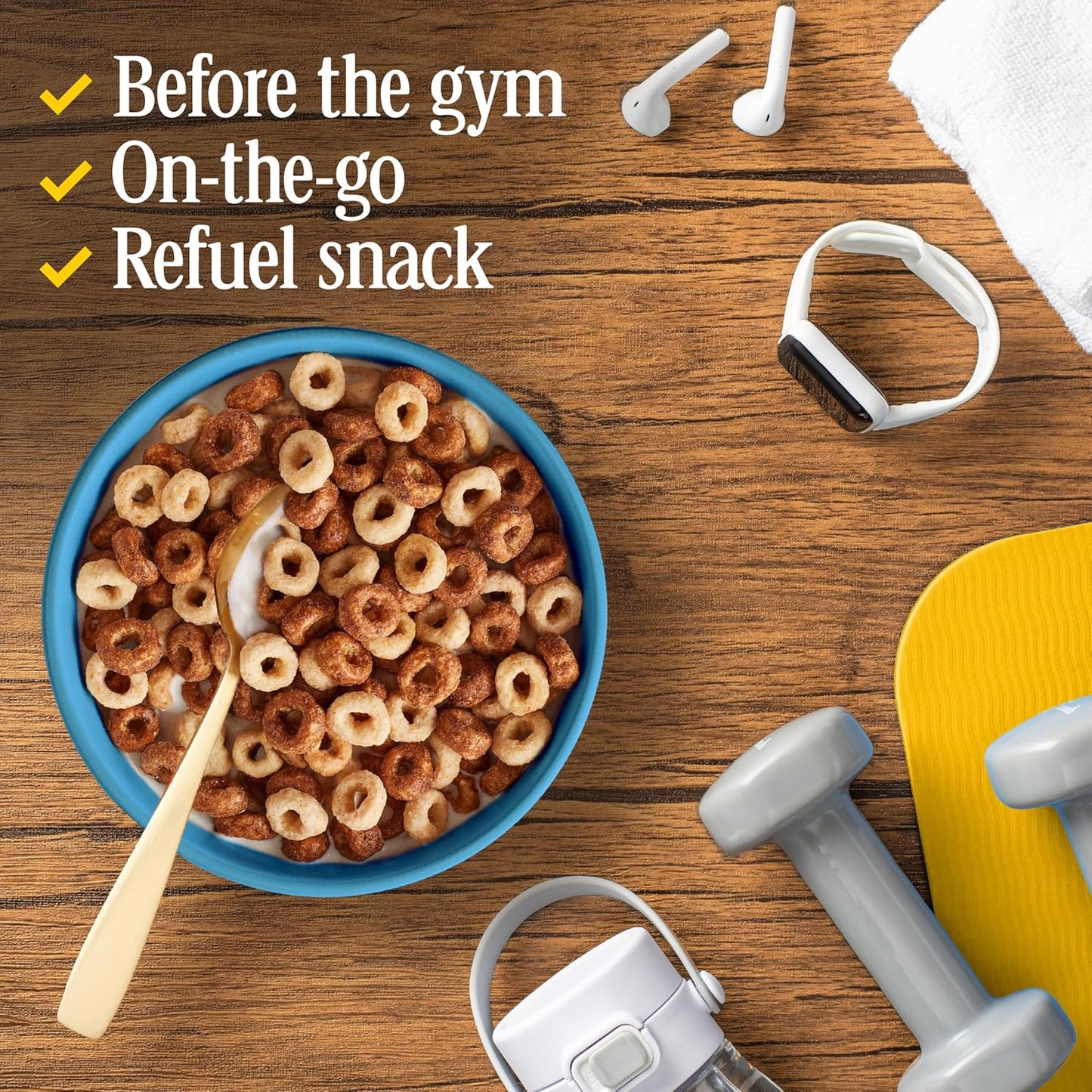 Cheerios Protein Cereal, Cookies and Cr?e, 8g Protein, Family Size, 15 oz